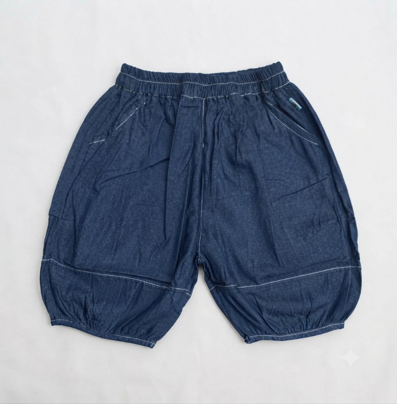Kids Floral Print Shirt & Denim Shorts Set – Stylish Casual Co-Ord Outfit — view 2 | Kids Wear Online India