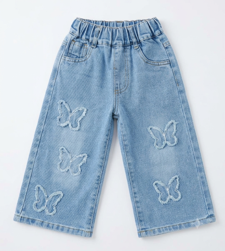Kids Coco Graphic T-Shirt & Butterfly Denim Set — view 3 | Kids Wear Online India