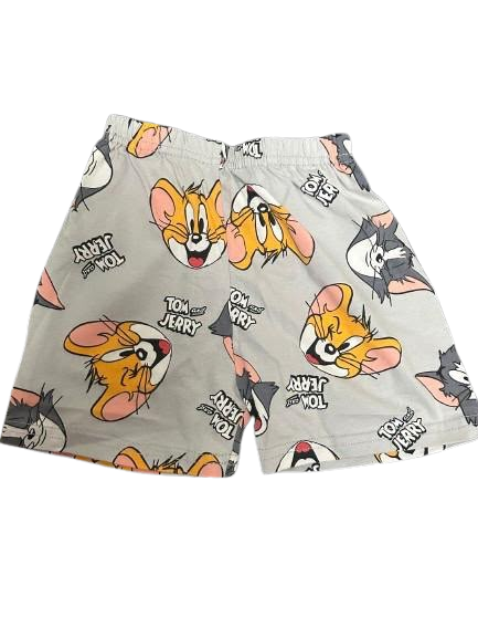 Boys Cartoon Print T-Shirt & Shorts Set – Casual Summer Co-Ord Outfit — view 1 | Kids Wear Online India
